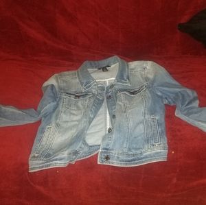 White house Black market jean jacket
